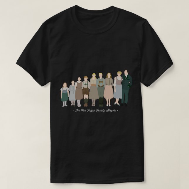 The-von Trapp Family Singers Wesentliche T-Shirt (Design vorne)