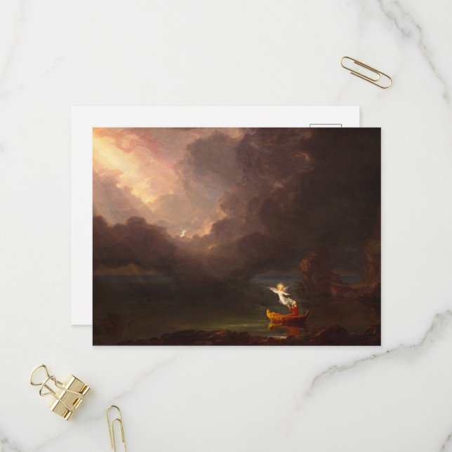 The Voyage of Life, Old Age, 1842 von Thomas Cole Einladungspostkarte (Vorderseite/Rückseite Beispiel)