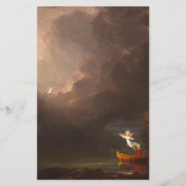 The Voyage of Life Old Age Thomas Cole 1842 Briefpapier (Vorderseite)