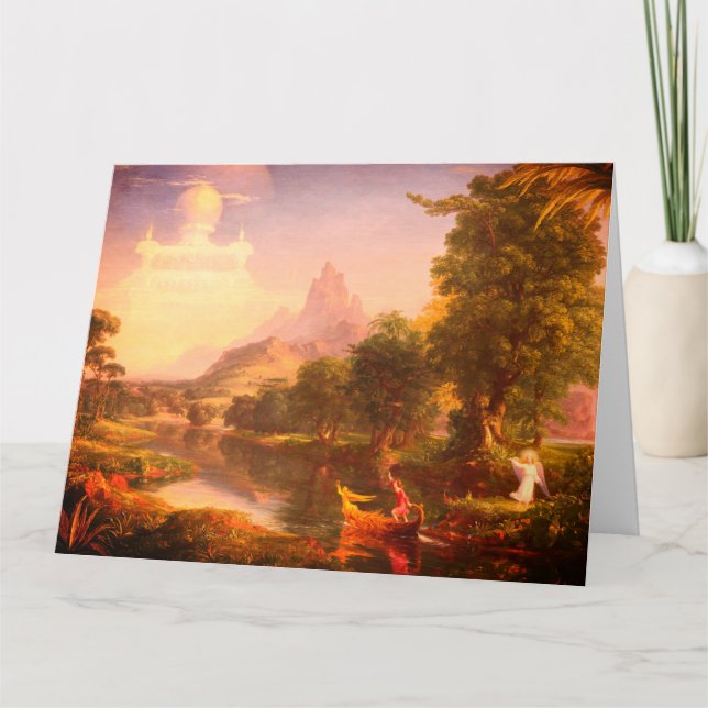 The Voyage of Life: Youth, by Cole - Large, Blank Karte (Vorderseite)