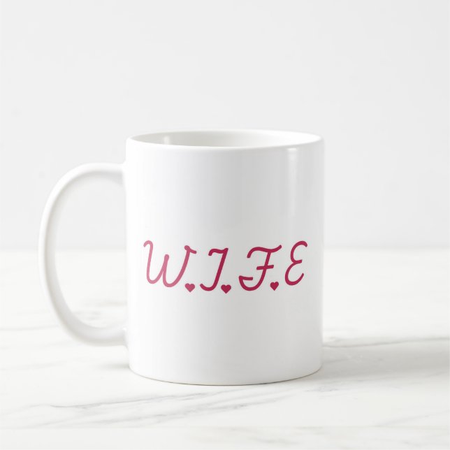 The W.I.F.E mug Kaffeetasse (Links)