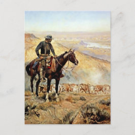 "The Wagon Boss" von Charles M Russell Postkarte