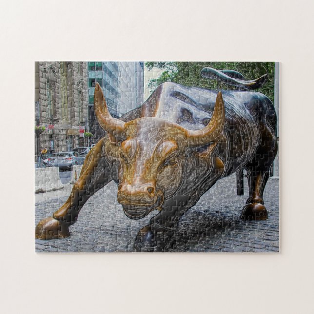 The Wall Street Bull New York. (Horizontal)
