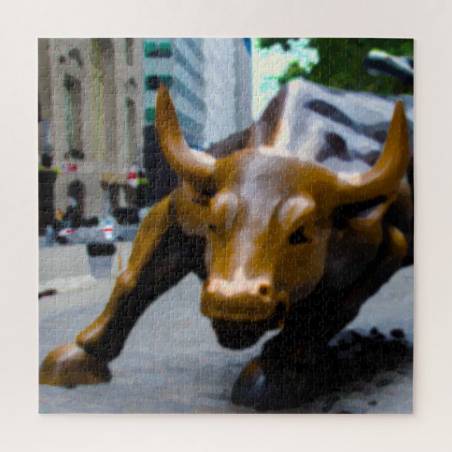 The Wall Street Bull New York. Jigsaw Puzzle (Vertical)