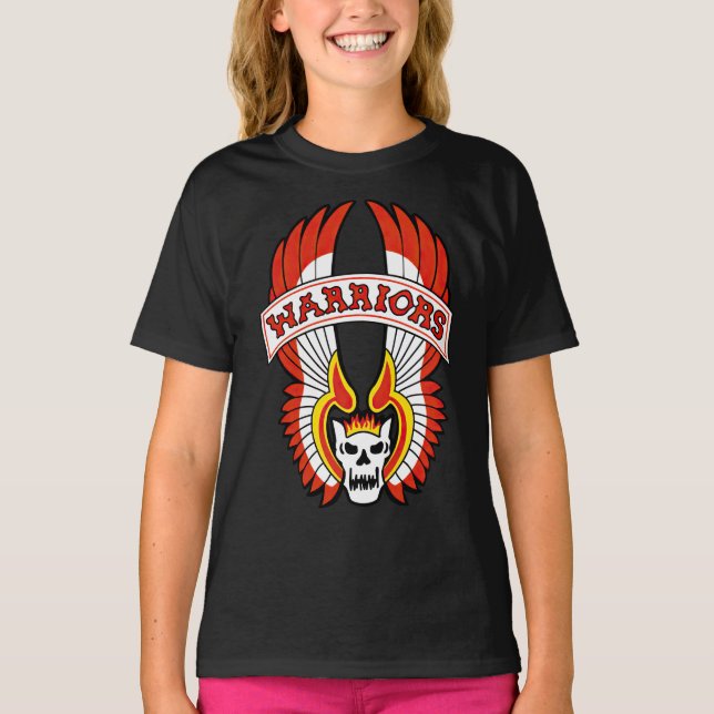 THE WARRIORS T - SHIRT, Mens Retro Movie USA 80er  T-Shirt (Vorderseite)