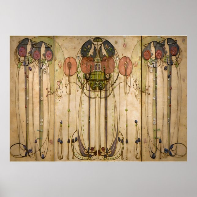 The Wassail - Charles Mackintosh Poster (Vorne)