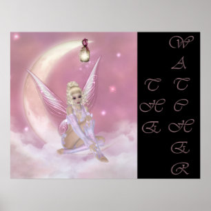 The Watcher - Fantasy Fae Print Poster