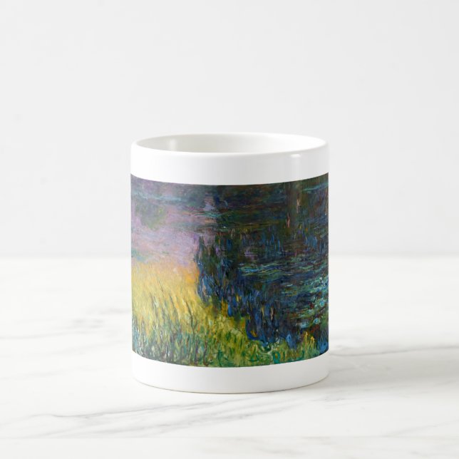 The Water Lilies - Das Sonnenlicht, Claude Monet,  Kaffeetasse (Mittel)