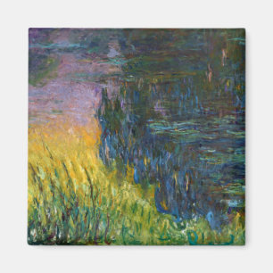 The Water Lilies - Setting Sun, Claude Monet, 1916 Magnet
