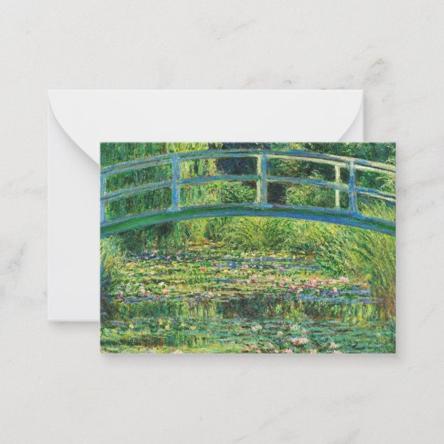 The Water-Lily Pond, 1899 von Claude Monet Mitteilungskarte (Vorderseite)