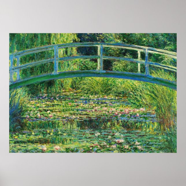 The Water-Lily Pond, 1899 von Claude Monet Poster (Vorne)