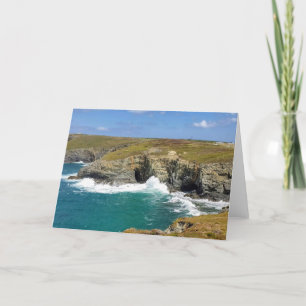 The wave and the cliff - note card dankeskarte