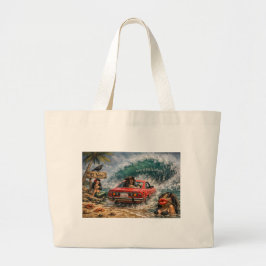 The Wave-Tasche Jumbo Stoffbeutel