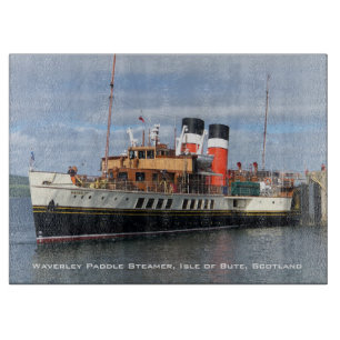 The Waverley Paddle Steamer, Rothesay, Schottland Schneidebrett