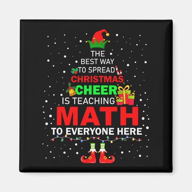 The Way To Spread Christmas Cheer Is Teaching Math Magnet (Vorne)