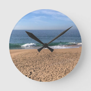 The Wedge, Newport Beach, Kalifornien Runde Wanduhr
