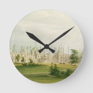 The West Front, from 'Views of the Royal Pavilion, Runde Wanduhr