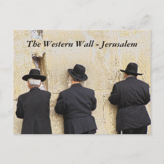 The Western Wall - Jerusalem Postkarte