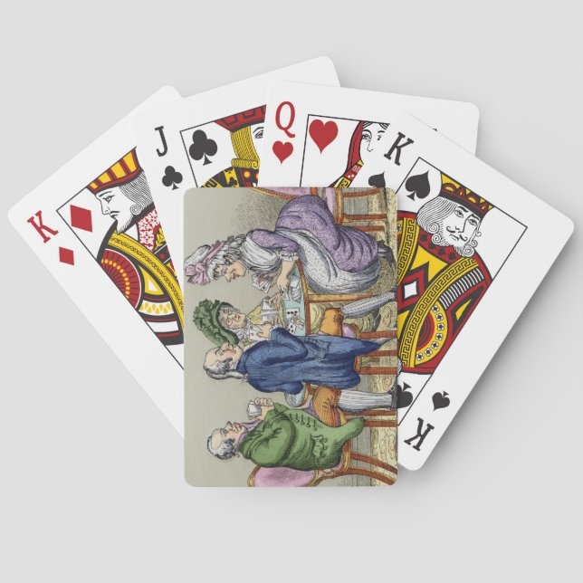 The Whist Party (colour litho) Spielkarten (Rückseite)