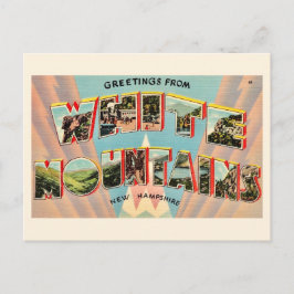 The White Mountains of NH Postcard Postkarte
