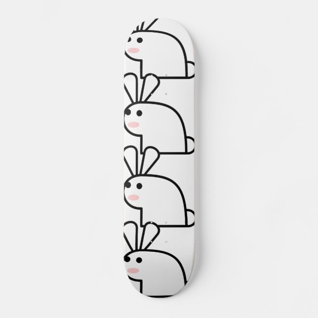 The White Rabbit Skateboard (Vorderseite)