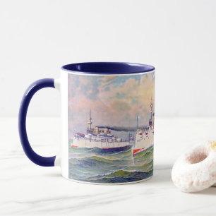 "The white squadron" United Staaten Navy, 1893 Tasse