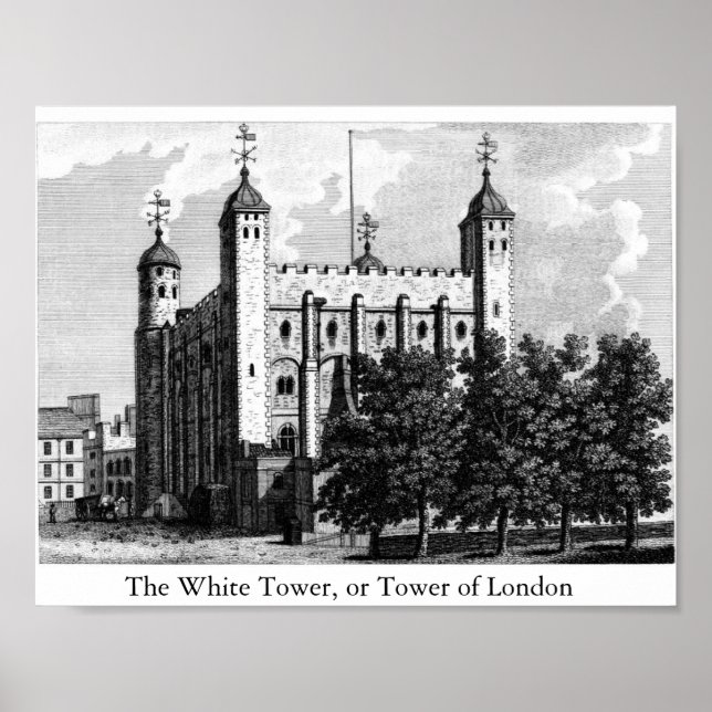 The White Tower, or Tower of London Poster (Vorne)