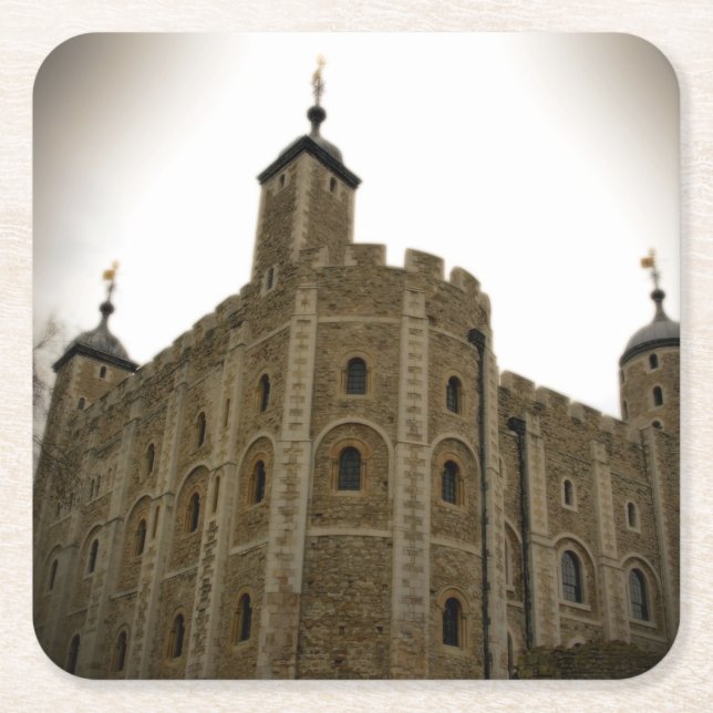 The White Tower - Tower of London - Untersetzer (Vorderseite)