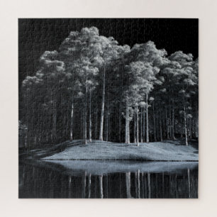 The White Woods (Night) Jigsaw Puzzle