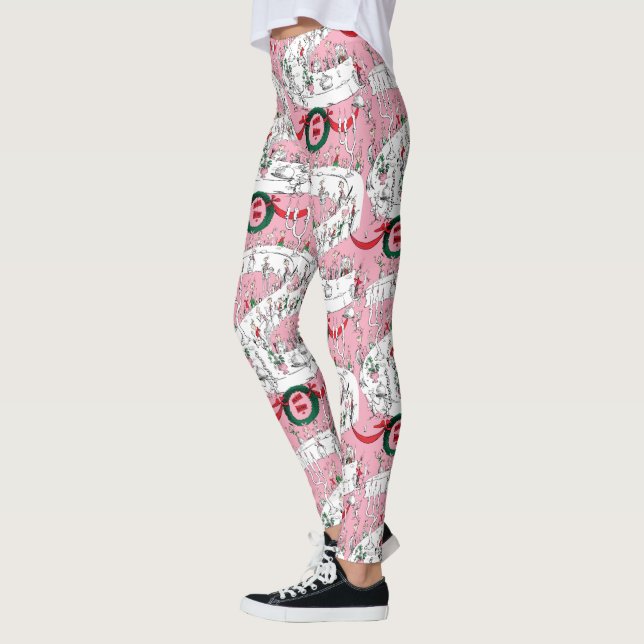 The Whos' Merry Christmas Feast Leggings (Links)