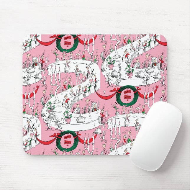 The Whos' Merry Christmas Feast Mousepad (Mit Mouse)