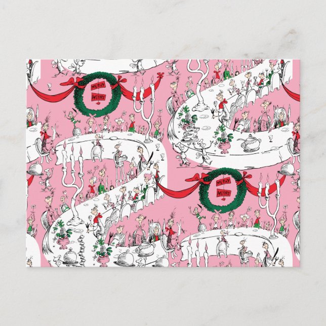 The Whos' Merry Christmas Feast Postkarte (Vorderseite)