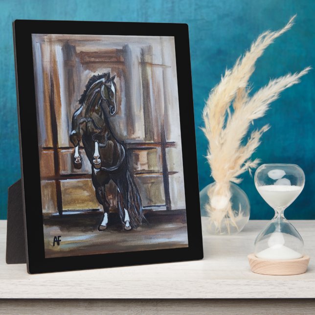 The Wild Horse Painting by Alfred Fox Fotoplatte (Seite)