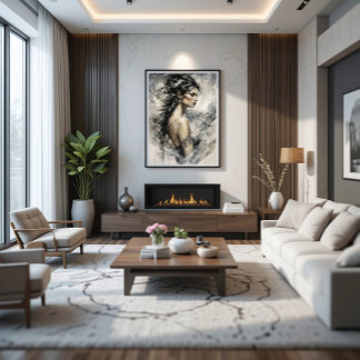 The Wind Muse Leinwanddruck