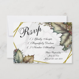The Winery RSVP Card Karte