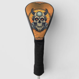The winged skull. golf headcover