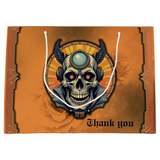 The winged skull.  große geschenktüte (Vorderseite)