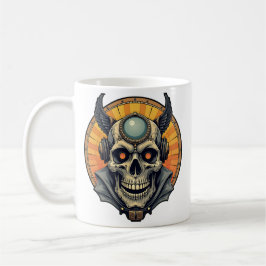 The winged skull. kaffeetasse