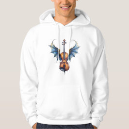The Winged Violin of Moonlit Realms Hoodie
