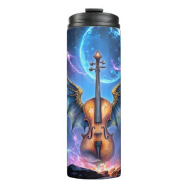 The Winged Violin of Moonlit Realms Thermosbecher