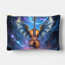 The Winged Violin of Moonlit Realms Zubehörtasche