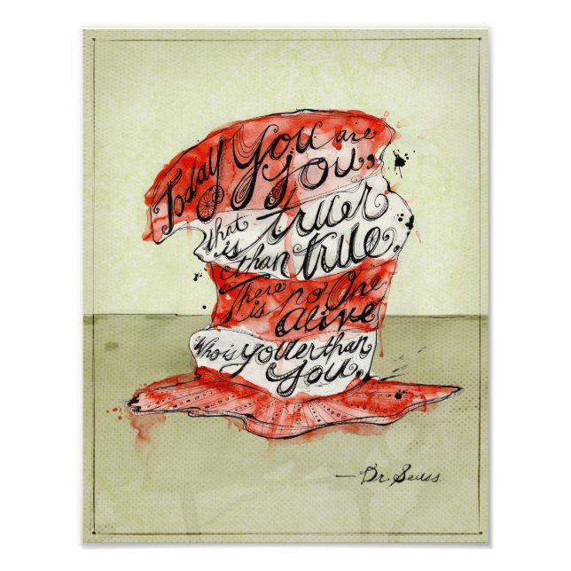 "The Wise Cat's Hat": 11" x14" Fotodruck (Vorne)