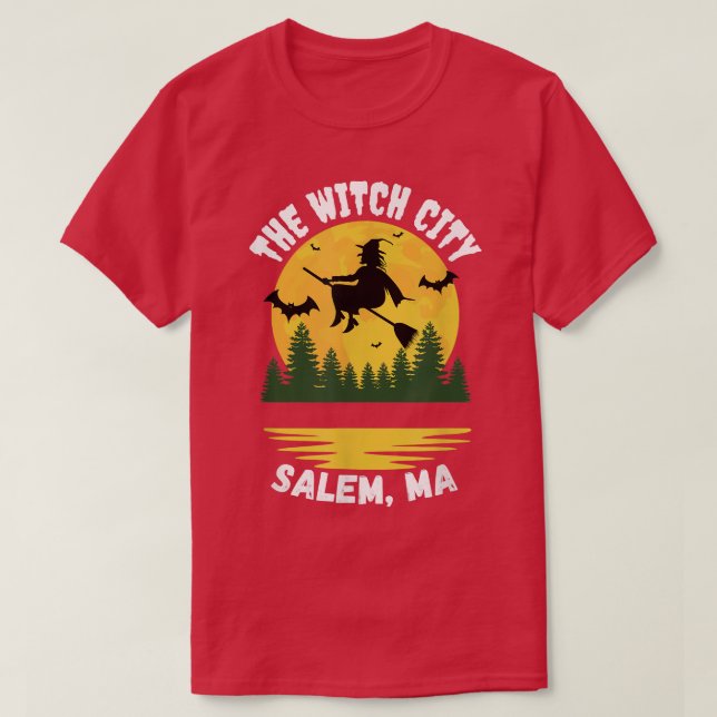 The Witch City, Salem MA T-Shirt (Design vorne)