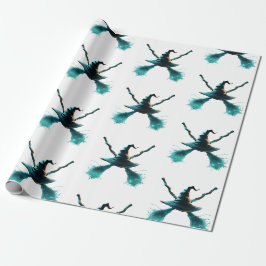 The Witch's Cross White Background Geschenkpapier