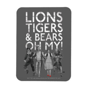 The Wizard Of Oz™ Lions Tigers & Bears Oh My! Magnet