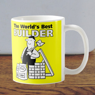 The Word's Best Builder or Construction Worker Kaffeetasse