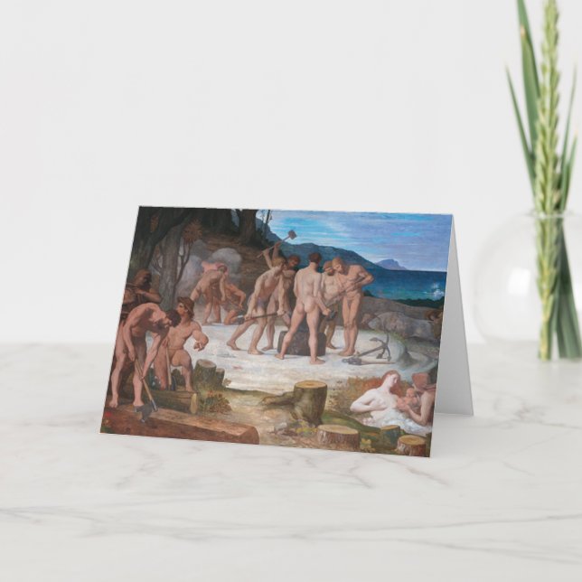 The Workers Fine Art Greetings Card Karte (Vorderseite)