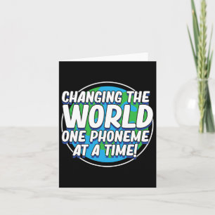 The World Dyslexia Awareness Therapist Graphic Karte