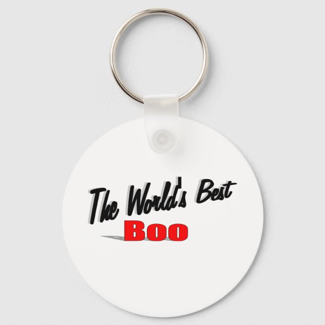 The World's Best Boo Schlüsselanhänger (Vorderseite)