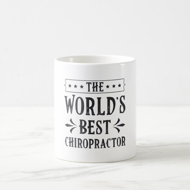 The World's Best Chiropractor Chiropractic Spine Kaffeetasse (Mittel)